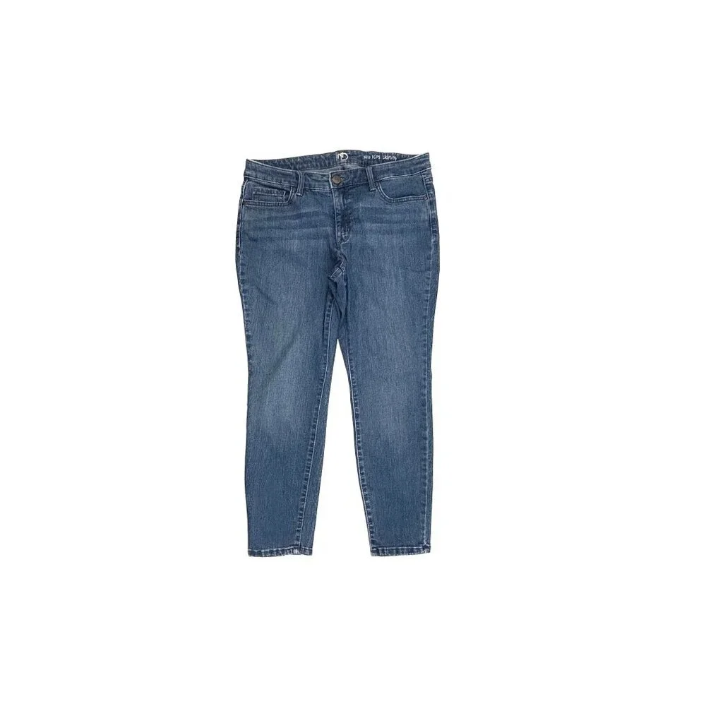 New Directions Skinny Women's size 10PS Medium Wash Blue Denim‎ jeans